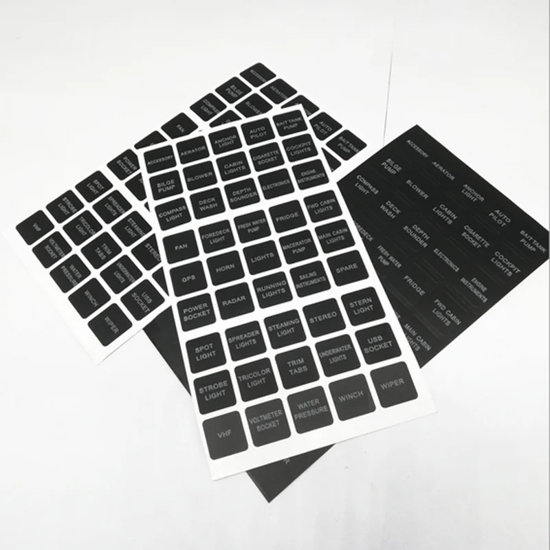 Профессиональный автомобильный переключатель Панель наклейки приборной доски