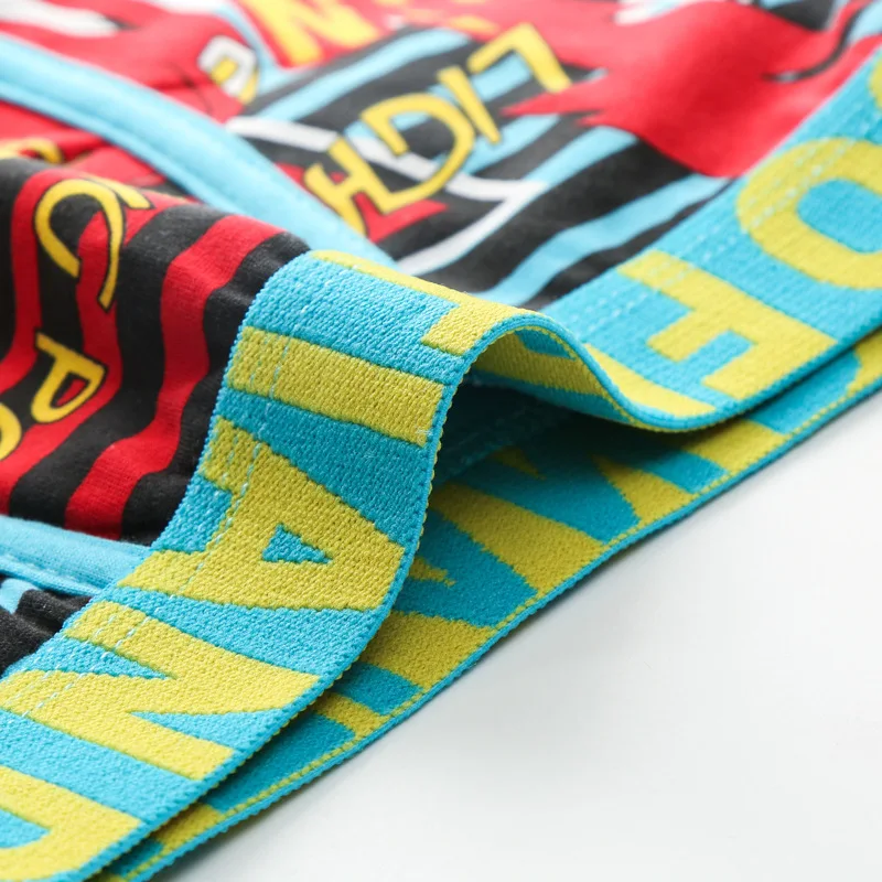 3 шт. Детские хлопковые трусы-боксеры с принтом Человек-паук |