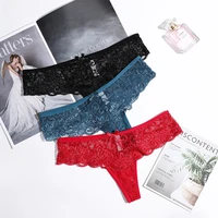 3pcs sexy underwear woman thongs panties lace g string t back female underwear sexy lace thongs underpants panties for woman