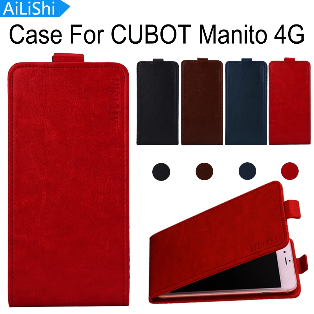 AiLiShi прямо с завода! Чехол для CUBOT Manito 4G роскошный Флип Новый кожаный чехол