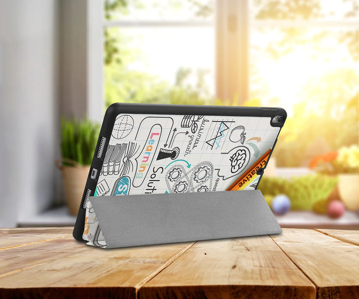 Чехол с рисунком для iPad Mini 4 5 с функцией держателя карандаша+ Функция автоматического сна/пробуждения для iPad Mini 5 с мягкой задней крышкой