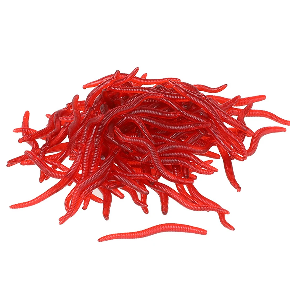 Реалистичная рыболовная силиконовая искусственная приманка в виде дождевого