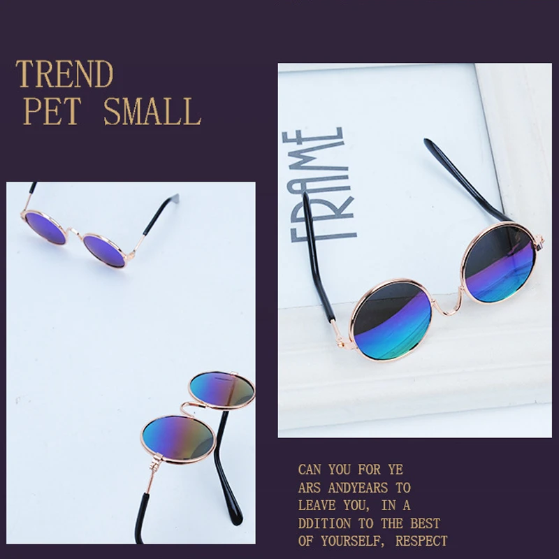 1 шт. Складная Животных очки для домашних животных отдыха на открытом воздухе