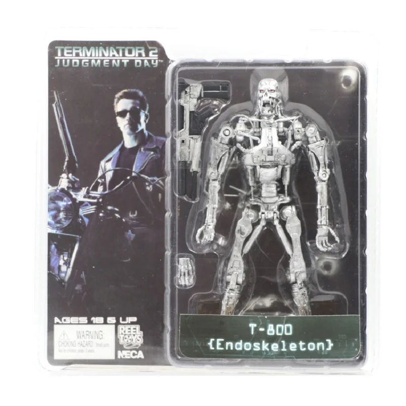 В Фигурка Терминатора NECA T 800 эндоскелет 7 суставов подвижный ПВХ фигурка