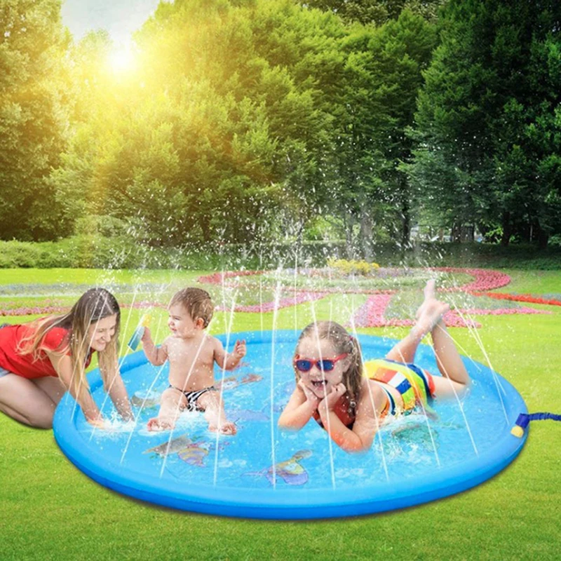 Открытый газон пляж море животные надувной водный спрей детский разбрызгиватель