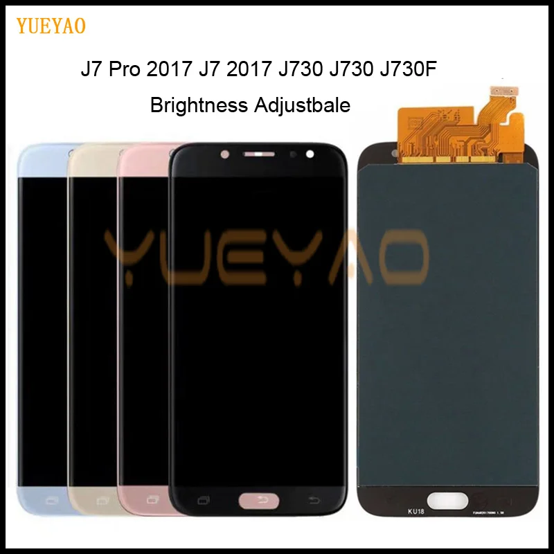 J730 ЖК дисплей для samsung Galaxy J7 Pro 2017 SM J730F J730FM/DS J730F/DS J730GM/DS + кодирующий
