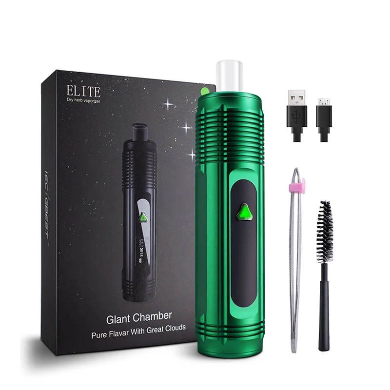 

IECIGBEST Elite Dry Herb Vaporizer Kit Ceramic Heating 2500mAh Battery Electronic Cigarette Vape Pen Vaporizer VS X MAX