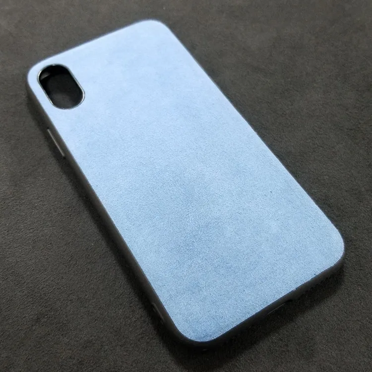 Роскошный корпус для телефона чехол iPhone XS 11 Pro MAX XR 6 6s 7 8 Plus X итальянский замшевый