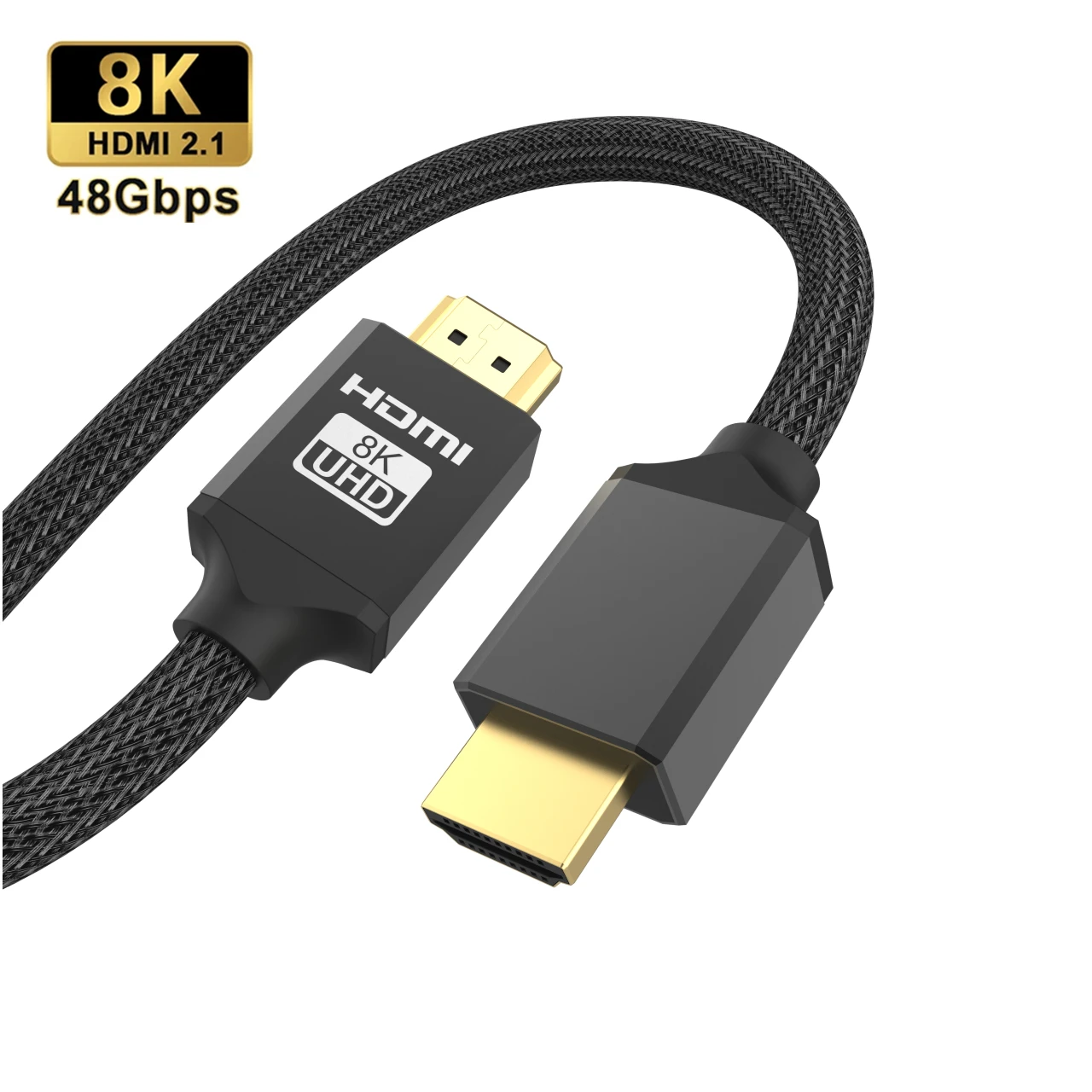

Alxum HDMI 2.1 Cable 8K 4K 60Hz 48Gbps for Smart TV Box PS4 PS5 RTX3080 Switch Projector USB C HUB HDMI Male to Male Video Cord