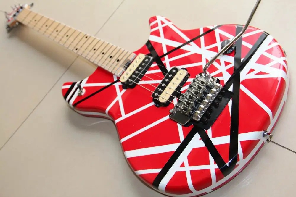 Оптовая продажа гитары китайская гитара новинка 5150 красная электрическая 130309