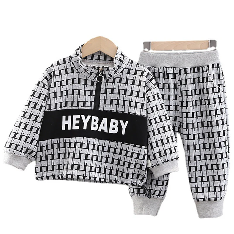 Комплекты для мальчиков весенне-Осенняя детская одежда Новинка 2021 года модная с