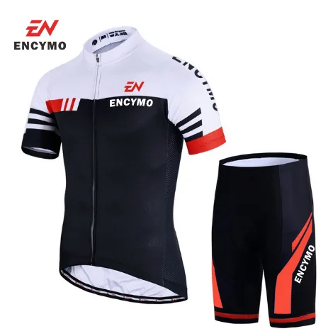 

Cycling Sets Bike uniform Summer Cycling Jersey Set Road Bicycle Jerseys Bicycle Wear Breathable Cycling Clothing ENCYMO