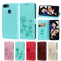 honor 9 lite fashion rose flower leather flip case for huawei honor 9 lite funds mobile phone cover for huawei honor 9 lite capa