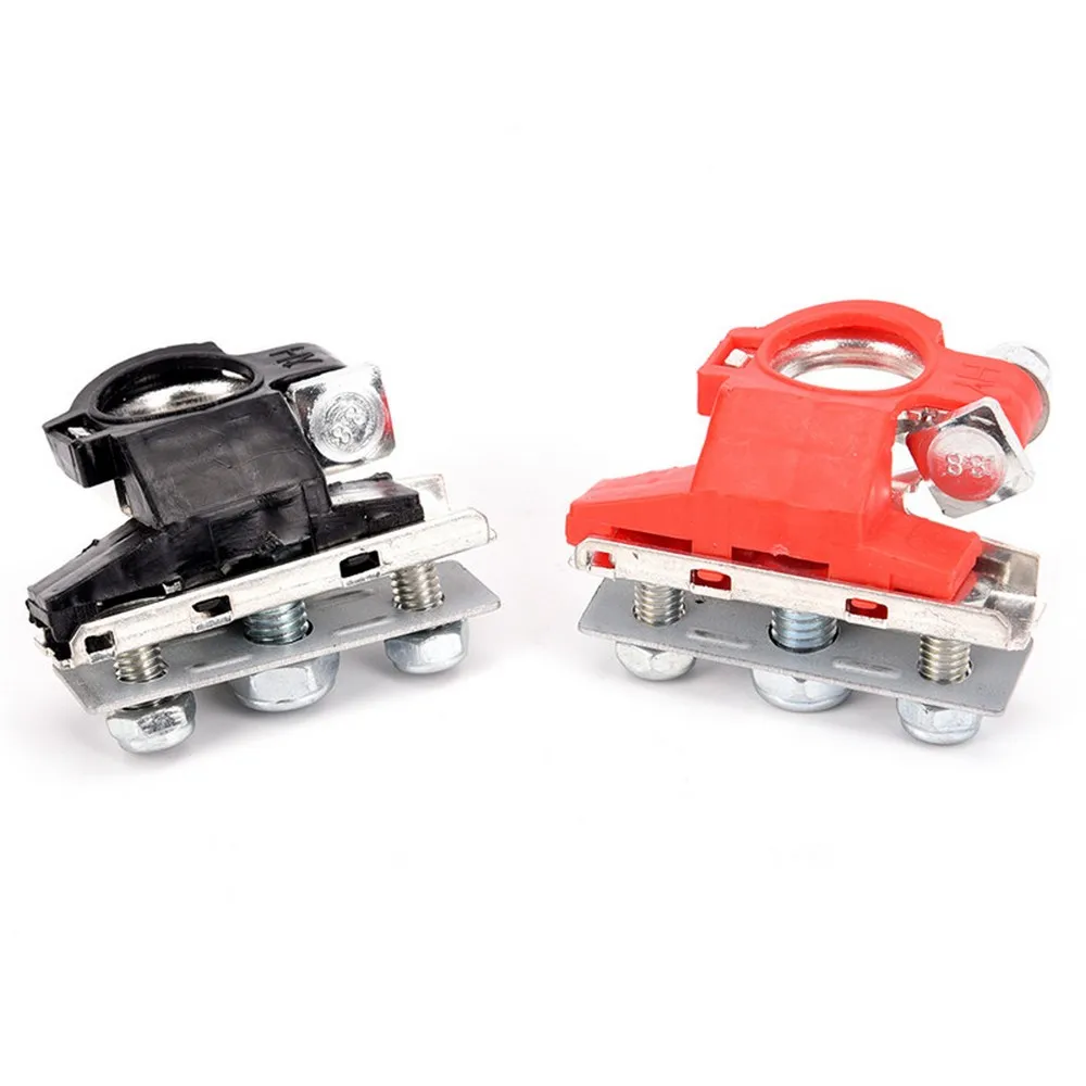 

2pcs Car Battery Terminal Wire Cable Clamp For Car Boat Truck Pile Connector Clip Terminal Auto Accessorie 12/24V