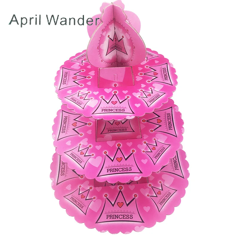 3-уровневый милый держатель для торта подставка кексов товары вечеринки в честь