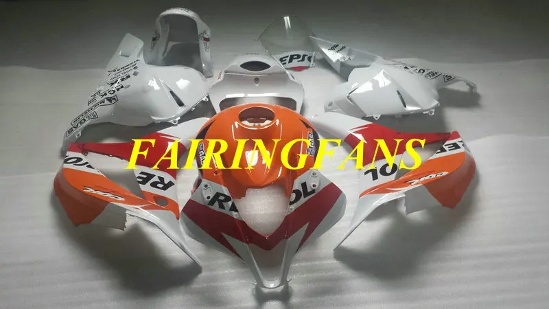 Комплект обтекателей для HONDA CBR600RR F5 09 10 11 12 CBR 600 RR 600RR CBR600 2009 2010 2012 комплект оранжево