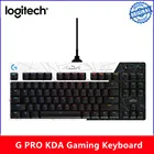 Игровая клавиатура Logitech G PRO KDA, механическая Проводная USB клавиатура с RGB-подсветкой, GX, коричневая, для настольных ПК, геймеров, 100% оригинал
