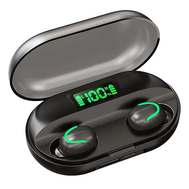 Bluetooth 5 0 TWS беспроводные наушники Hifi стерео спортивные со светодиодным дисплеем