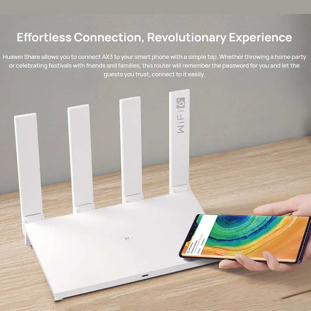 HUAWEI WiFi 6 + роутер AX3 /AX3 Pro двухъядерный четырехъядерный беспроводной 3000 Мбит/с