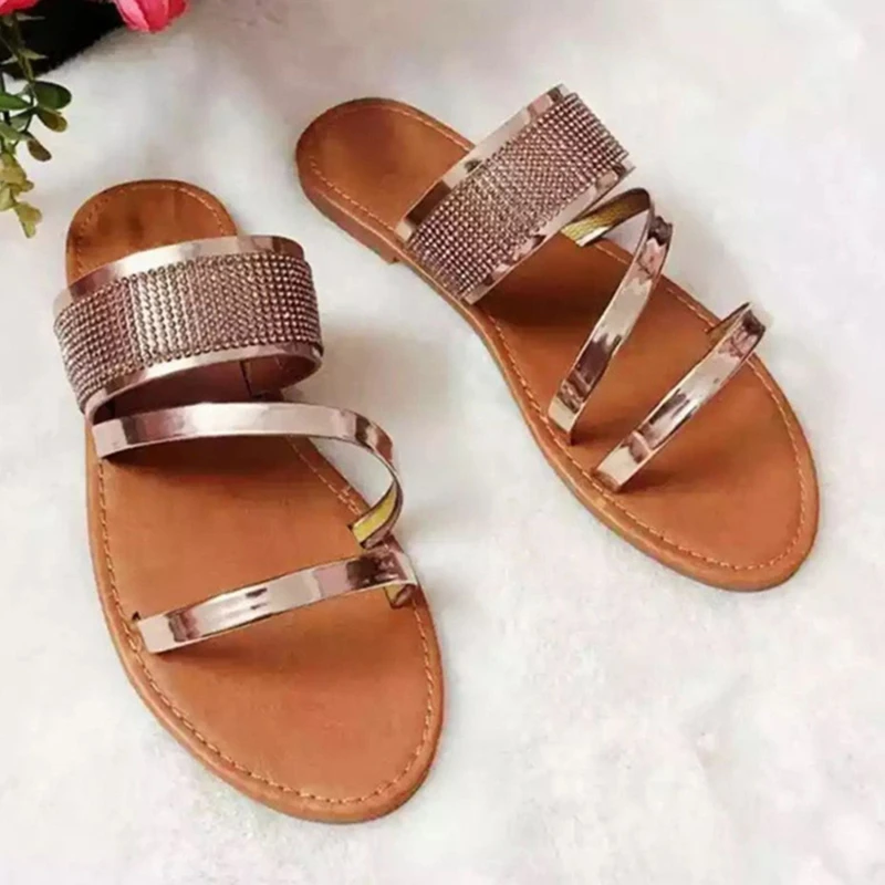 

Women Flip Flops Soft Comfortable Microfiber PU Leather Slippers Beach Slipper Flip Flop Summer Shoe For Flat Slippers New