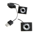 Универсальная черная Вращающаяся мини-веб-камера USB 2,0 HD 50,0 M для ПК, настольная камера для ноутбука, для работы с видео, оптом TXTB1