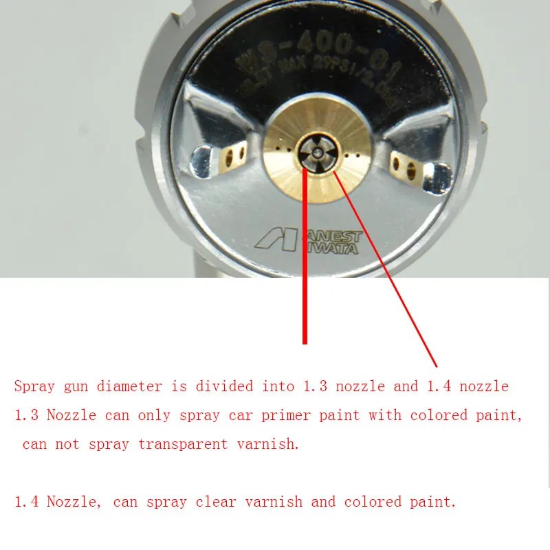 Профессиональный оригинальный японский пистолет-распылитель краски Anest Iwata