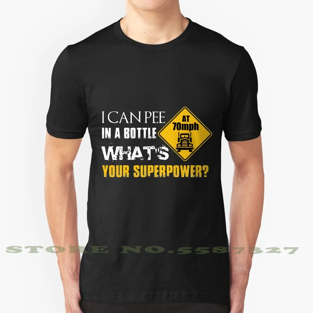 Забавная летняя забавная футболка для водителя грузовика мужчин и