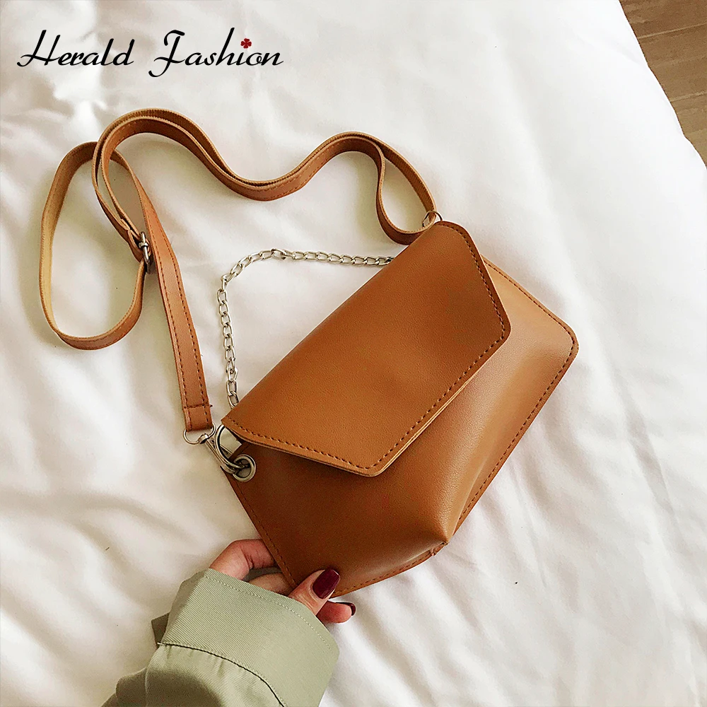 Модная женская сумка через плечо с цепочкой винтажная мессенджер Дамский клатч