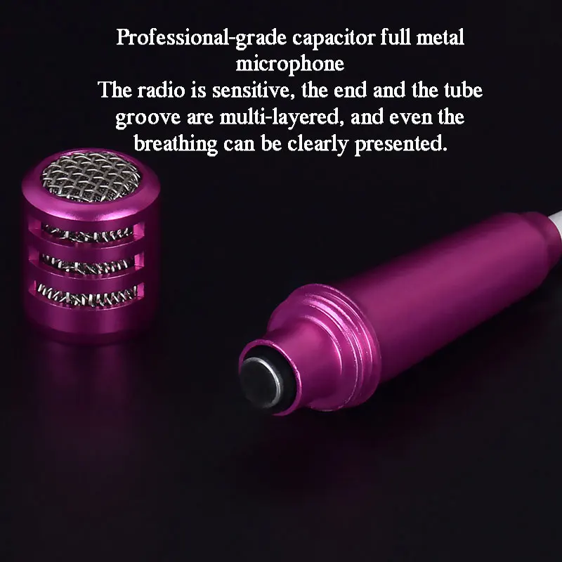 Портативный мини-микрофон для мобильного телефона корпус из алюминиевого сплава