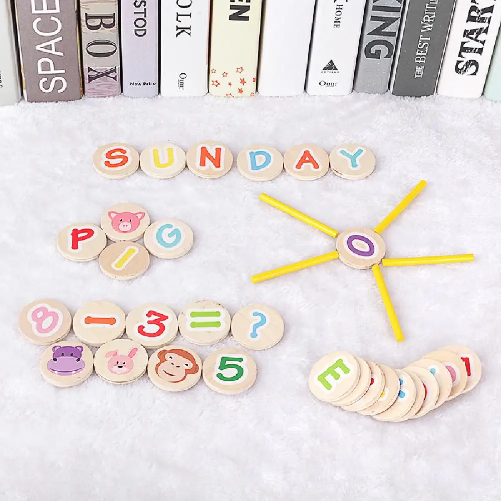 Детская деревянная арифметическая палка для детского сада сложение и вычитание