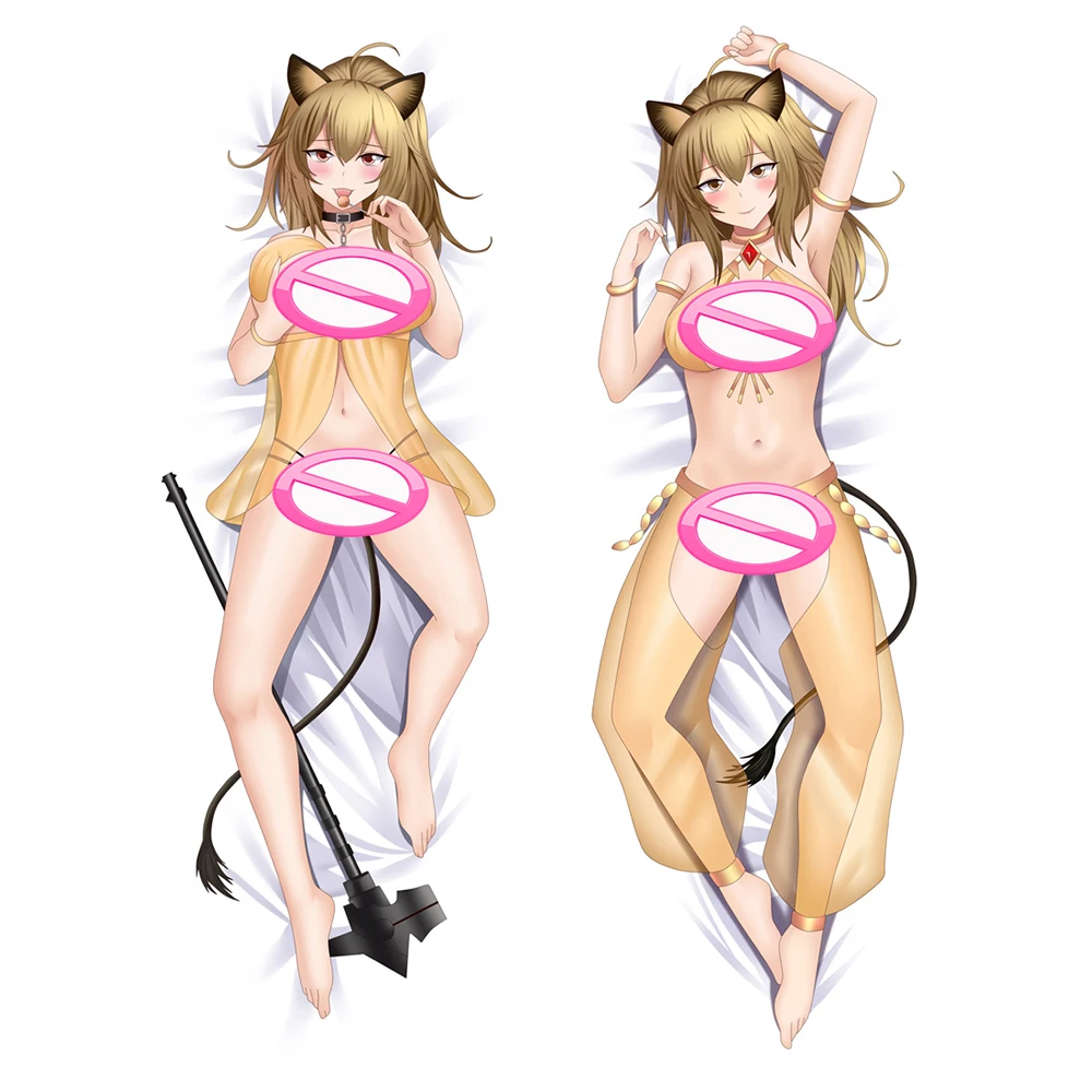 

Двухсторонняя наволочка для подушки для обнимания Arknights, Verna наволочка по мотивам косплея, цвет персиковый, Подушка «Dakimakura»