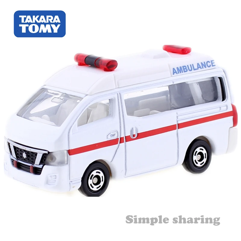 Takara Tomy Tomica NO.18 Nissan NV350 Caravan скорая помощь 1/56 литая металлическая модель автомобиля