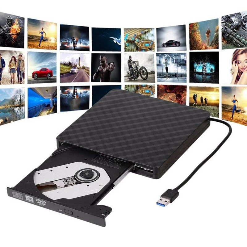 Внешний USB BluRay Drive Bluray BD CD DVD плеер 3D 3 0 Type C горелка для ноутбука Настольный Mac OS Windows
