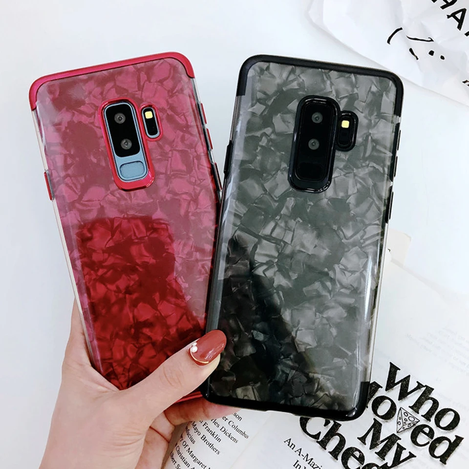 Блестящий Мраморный чехол для Samsung Galaxy A5 A6 A7 A8 Plus силиконовый из ТПУ J3 J7 J4 J6 Prime 2018 |