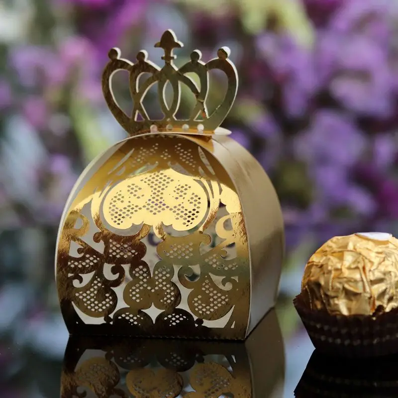 25 шт./упак. любовь сердце корона для лазерной резки полые сувениры подарки