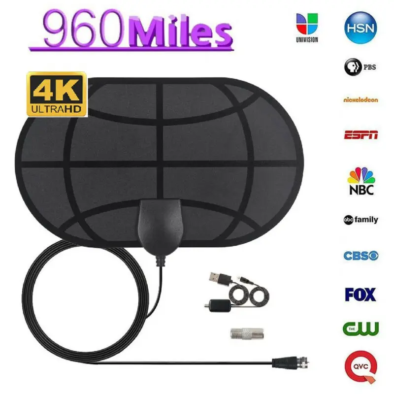 

PYMH 960 Mile Range Antenna TV Digital HD Skywire 4K Antena Digital Indoor HDTV 1080P NEW