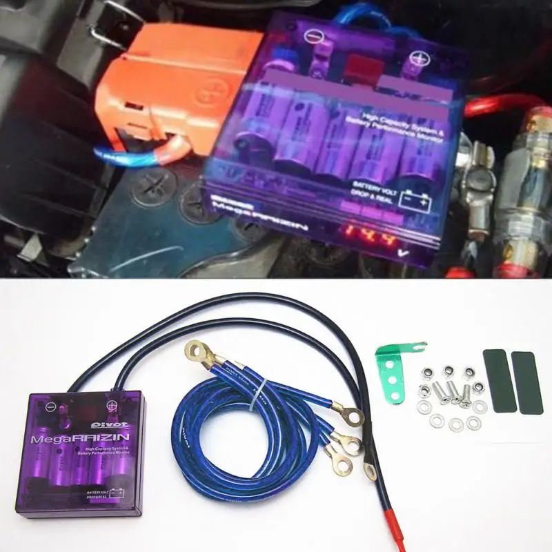 

New PIVOT MEGA RAIZIN Universal Car Fuel Saver Voltage Stabilizer Regulator