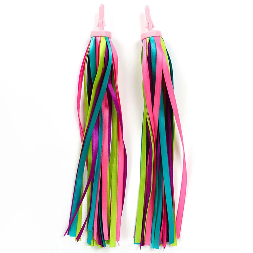 

Bike Handlebar Tassels Colorful Streamers Tassel Children Handlebars 1 pair