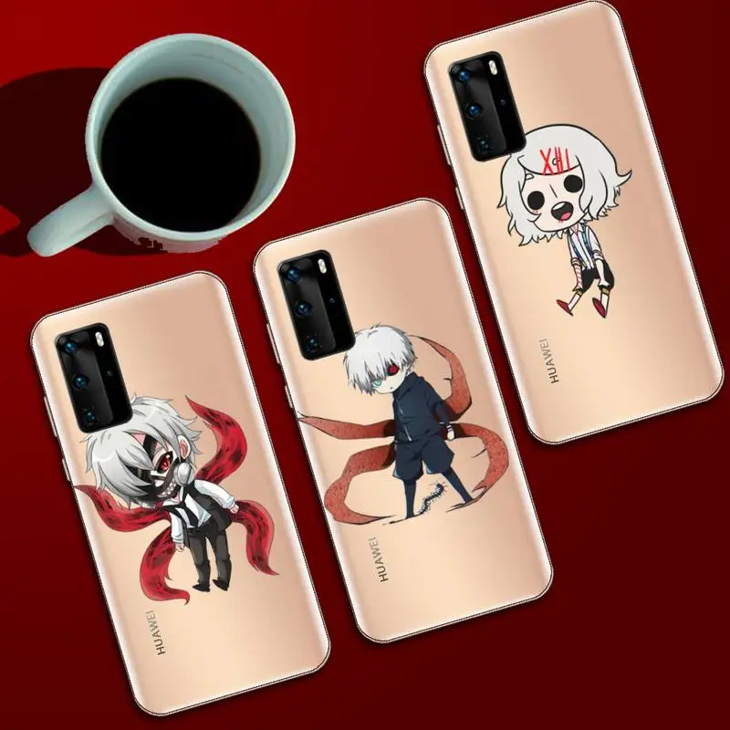

Tokyo Ghoul japanese anime Phone Case Transparent for Huawei P honor 8 10i 20 30 40 smart 2019 custom protective shell