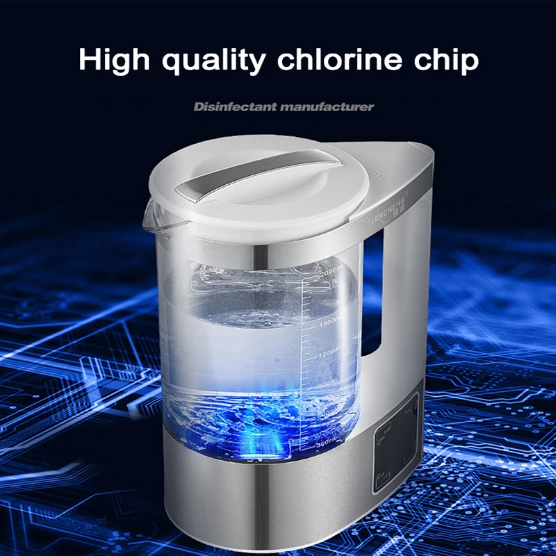 

2L 220V/110V Electric Hypochlorous Acid Water Making Machine Hydrogen Water Generator Disinfection Water Maker Indoor Dropship