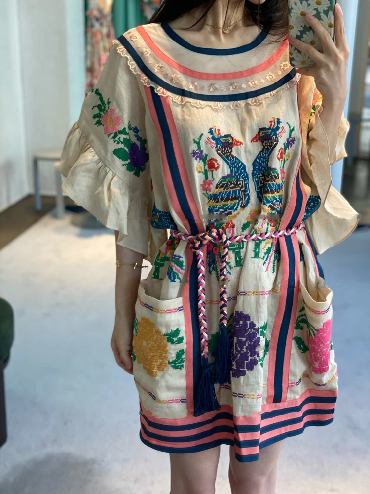 

High quality New Z11686 Fashion Women 2021 spring Dress Luxury famous Brand European Design party style dress
