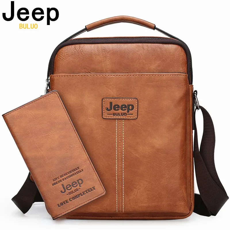 JEEP BULUO мужские сумки мессенджеры известный бренд сумка через плечо для iPad Hanbags