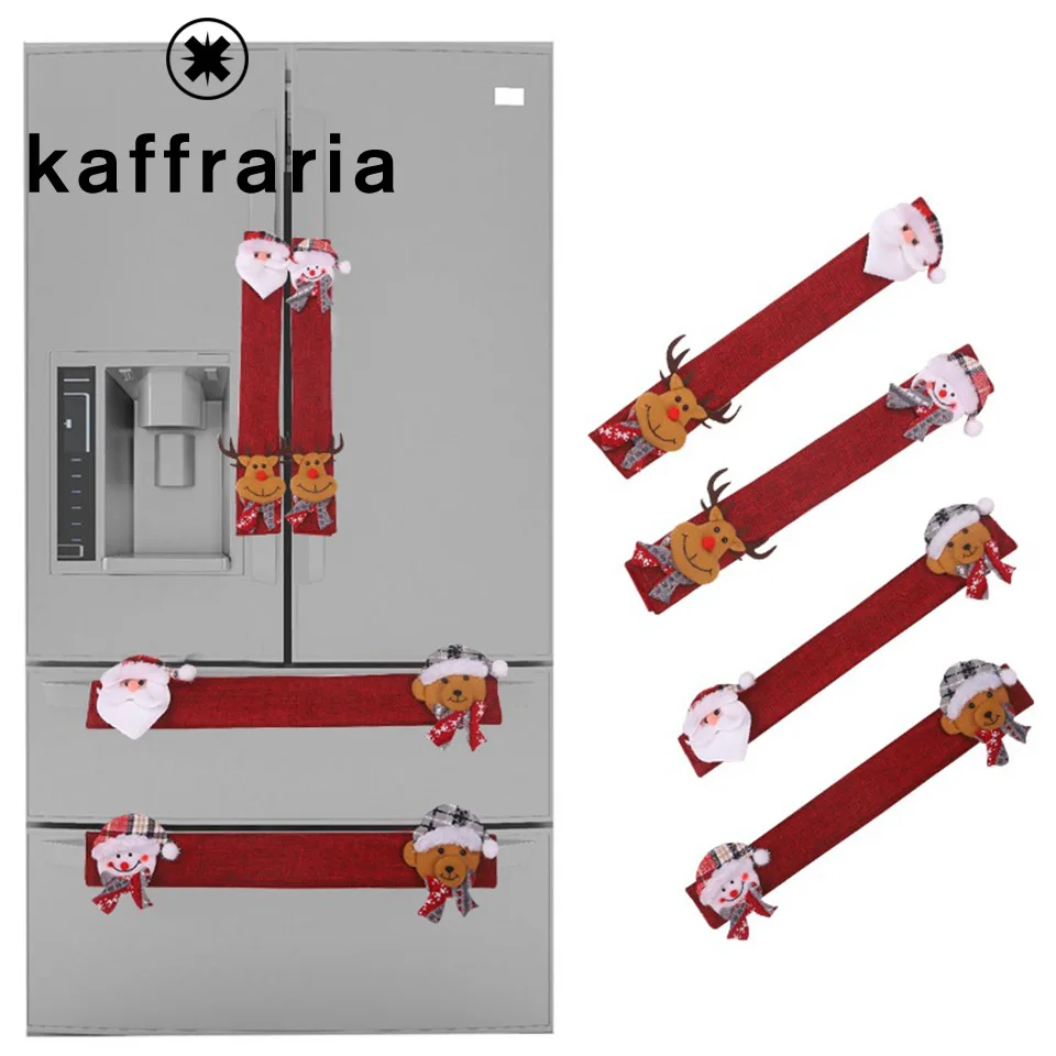 Чехол на дверную ручку холодильника Рождественский защитный чехол для ручки