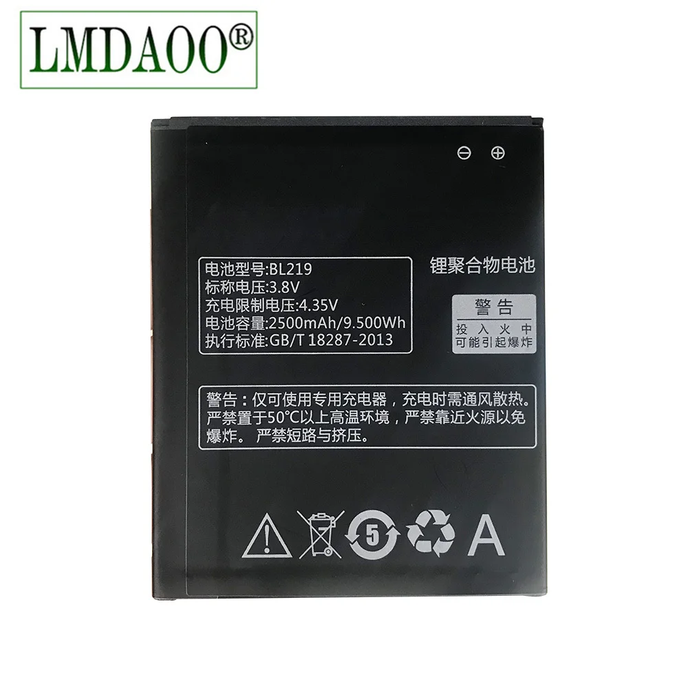 2500 мАч BL219 BL 219 литий ионная батарея для lenovo A880 S856 S810t A889 A890e A916 телефона Бесплатная