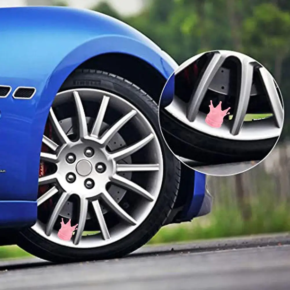 

1 Pcs Crown Valve Cap Modified Tire Jewelry Valve Cover Auto Truck Accessories Bicycle Motorcycle Tools Decoration Accessories