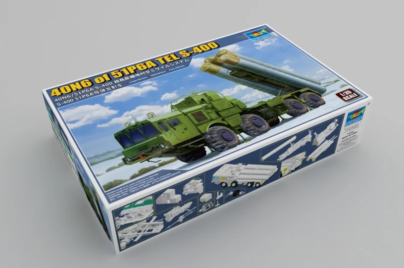 Трубач 01057 1/35 40N6 из 51P6A тел S 400|Наборы для сборки моделей| |
