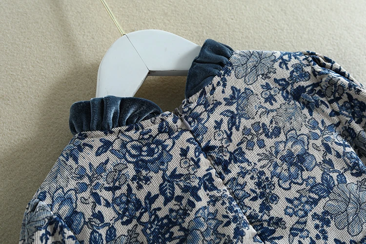 Jargazol платье для маленьких девочек зимний флисовый Детский костюм Vestidos с