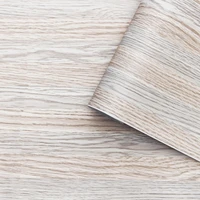 vinyl gray wood contact paper self adhesive wood pvc wallpaper waterproof easy to clean desktop renovation decoration sticker