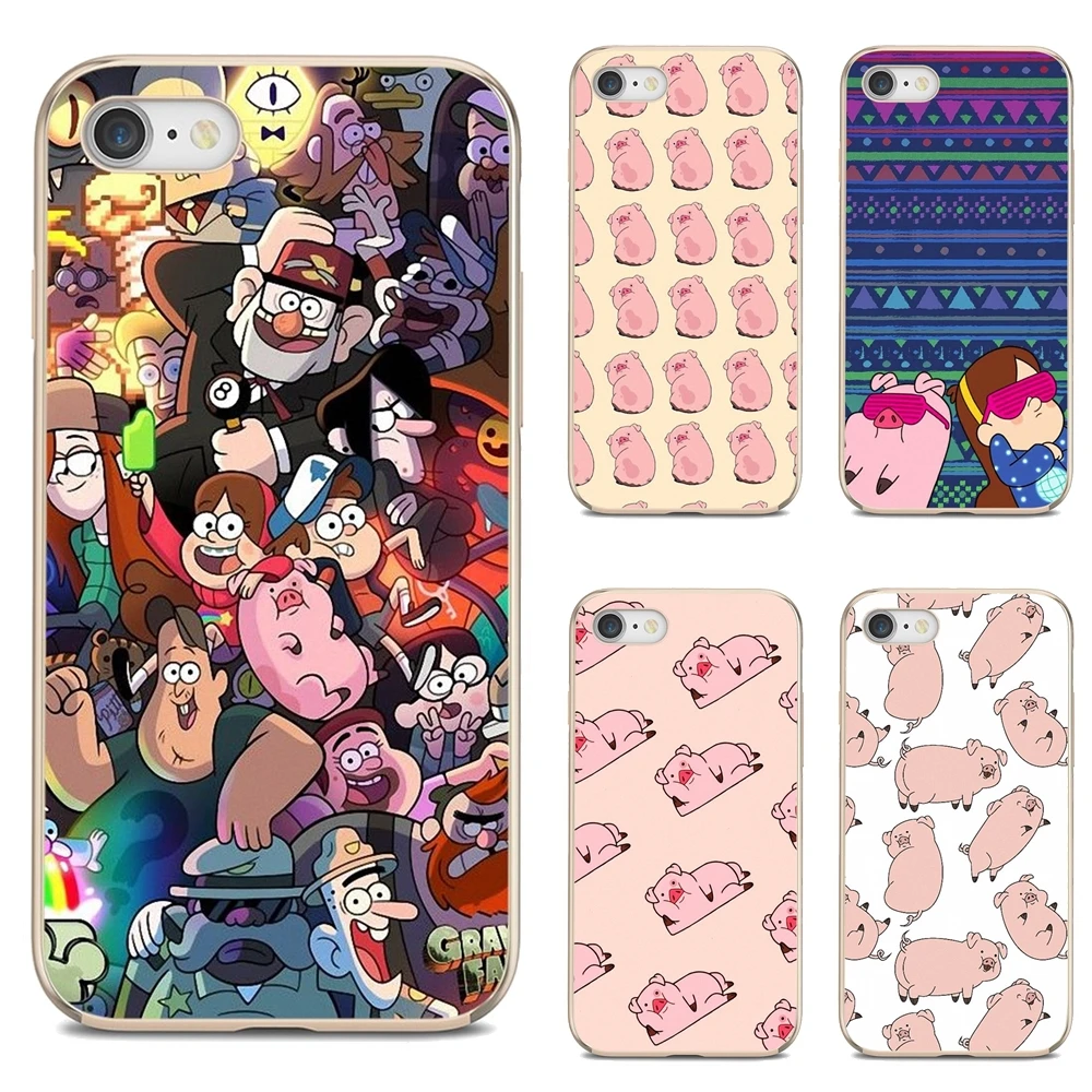 Силиконовые чехлы для телефонов Xiaomi mi Redmi Note 3 4 4X 5 6 7 8 8t 9 9s 9t 10 pro lite Pink-pato-gravity-falls |