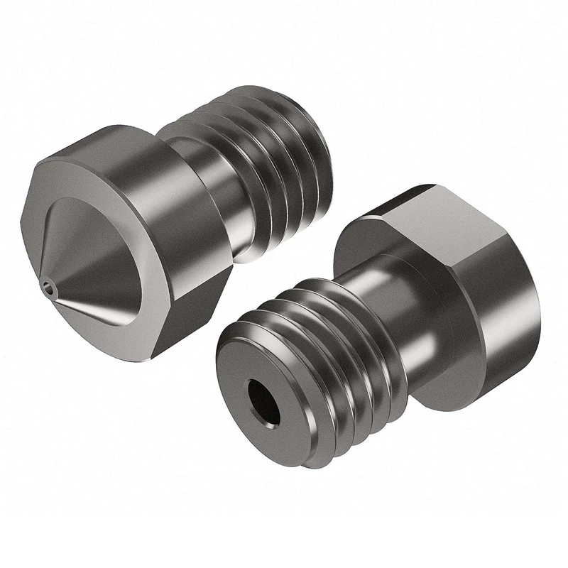 

5 Pcs 0.4/1.75mm V5 V6 Super Hard and Wear-Resistant Nozzle Print Head Suitable for 3D Printer Accessories